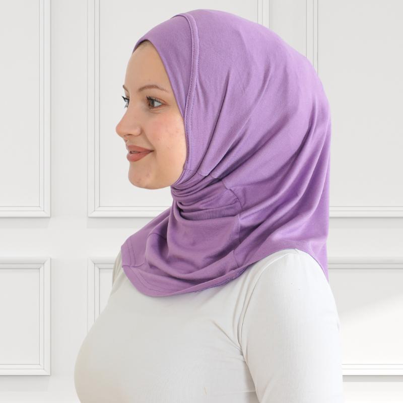 Sport Instant Hijab For Women, Muslim Cotton Turban, Soft Head Scarf, Ready To Wear Hijabs Prayer Clothes, Islamic Wear