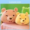 Plush Bear Honeybee Toy Pillow Comfortable Cushion Bedroom Decoration Kids Gift