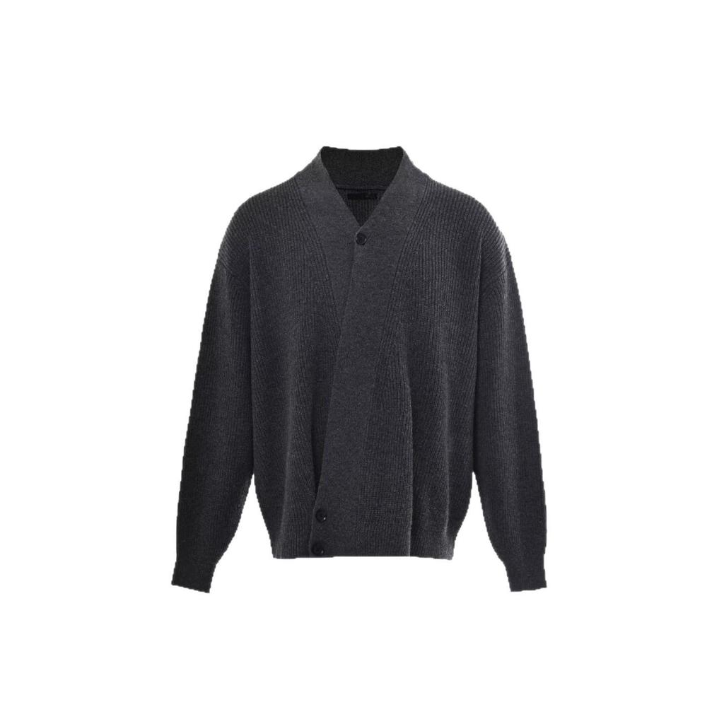 Мужской повседневный вязаный кардиган с V-образным вырезом в стиле Харадзюку