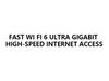 WR910 4G LTE WiFi6 Router with 6 Antennas and Single Port for Southeast Asia, Russia, Middle East, and Europe