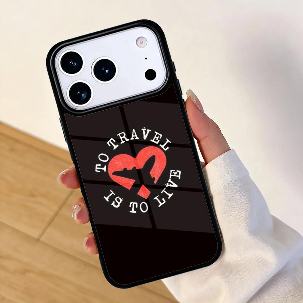 Aircraft Airplane Fly Travel Mobile Phone Case for IPhone 17 AIR 16pro Max 15 14 13 12 11 Bumper Cover