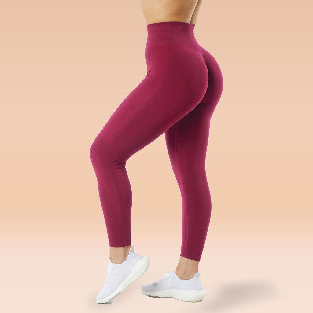 Женский бесшовный плиссированный комплект для йоги из двух частей: Завышенная талия, облегающий крой для фитнеса на открытом воздухе