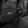 Cup Holders 2Pcs Car Seat Back Anti-kick Pad Leather Storage Bag For Jeep Grand Cherokee Wrangler JK Gladiator Compass Renegade