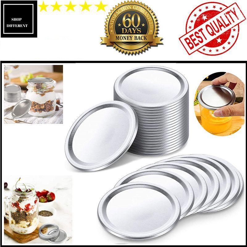 24 шт. крышек для банок Мейсона с обычным горлышком для герметичного хранения и консервирования продуктов