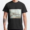 Men Fashion Casual Short Sleeves Eric Ravilious Black Tees Classic Oversized T-shirts