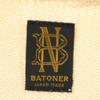 BATONER made in Japan Long sleeve long knit cardigan 1 beige Women Used