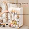 Пылезащитный ящик для хранения косметики для туалетного столика, большой вместимости, прозрачный органайзер, стойка, шкафчик для ухода за кожей, для домашнего использования