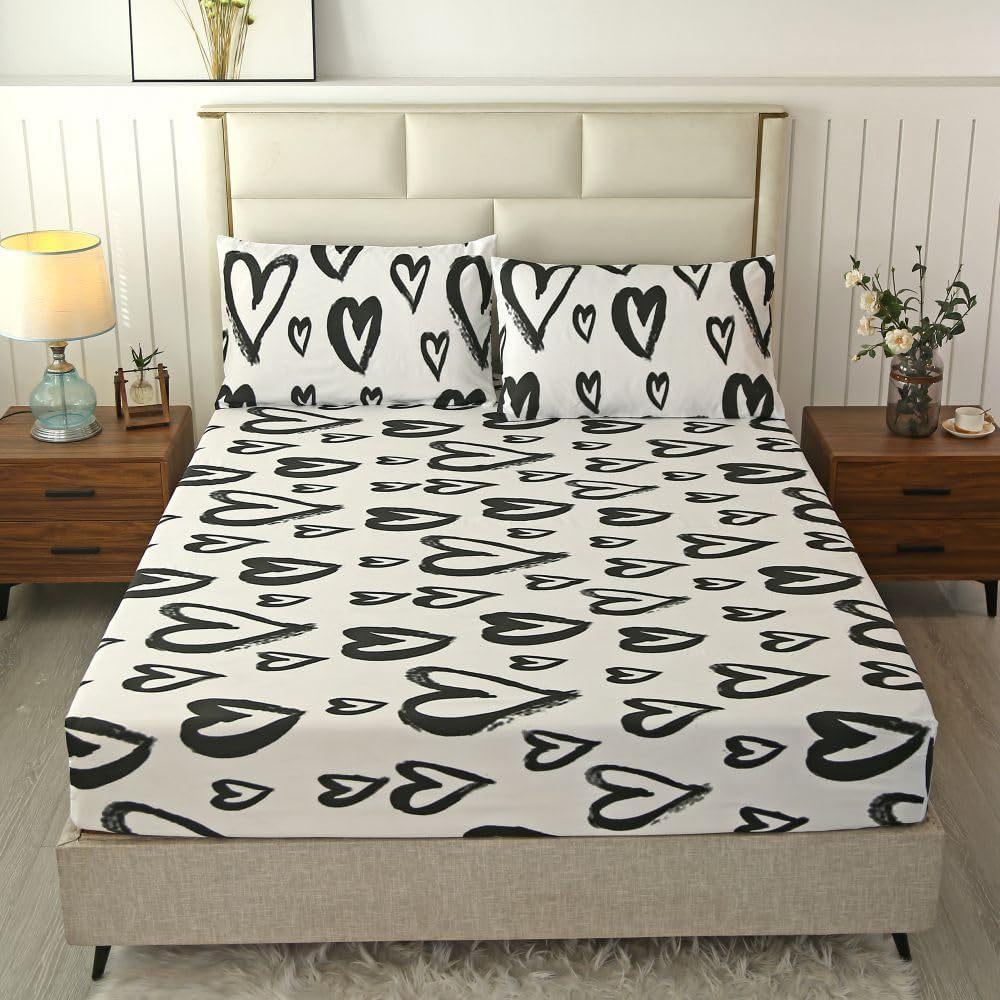 Матрас с любовным узором Комплект постельного белья из трех предметов Матрас с цифровой печатью Взрослый Детский