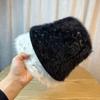 Autumn and Winter New Plush Fisherman Hat for Women Without Makeup To Cover Face Keep Cold and Warm Show Face Small Basin Hat Trendy