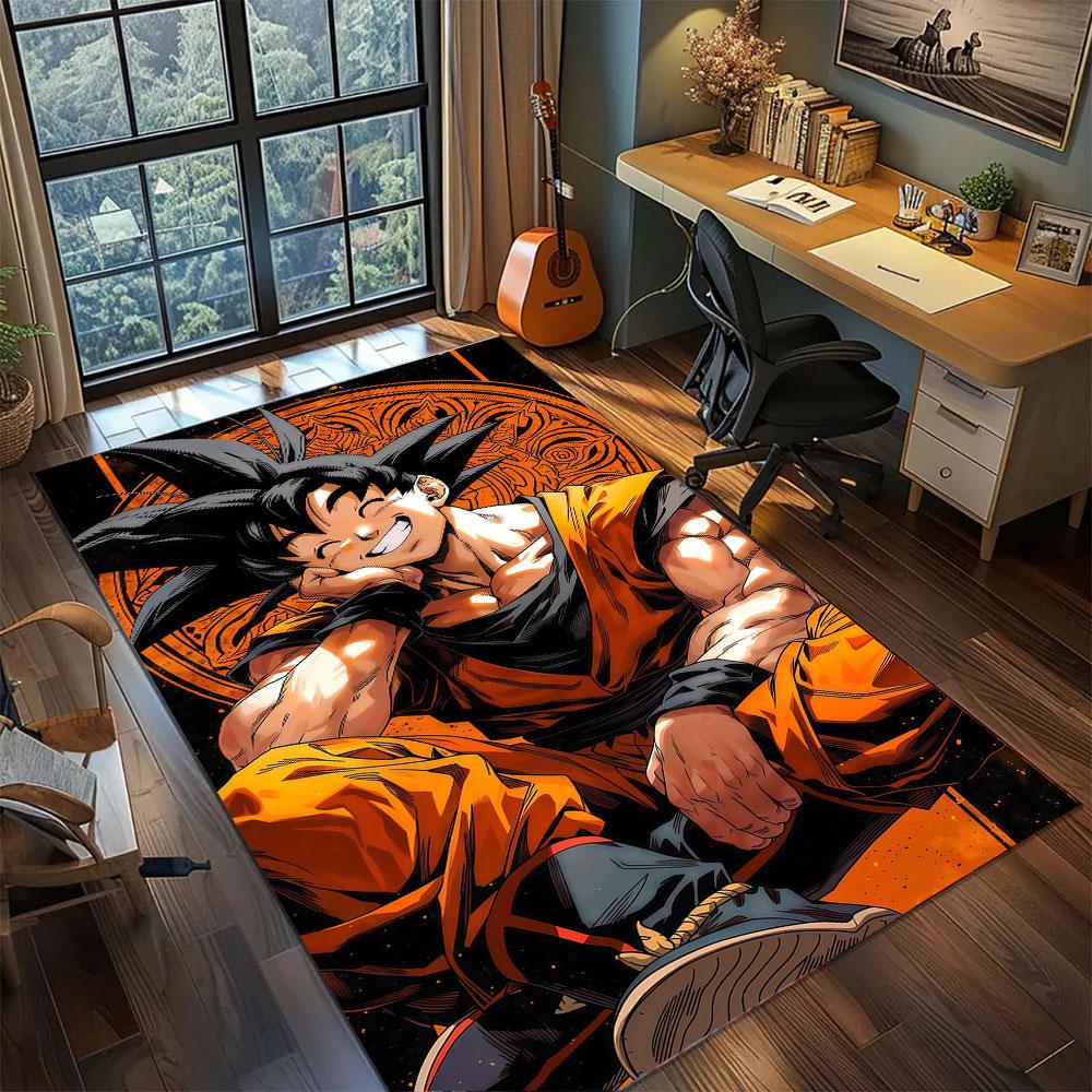 DragonBall Home Decor Carpet Living Room Bedroom Cool Movie Play Floor Mat Cartoon Print Mat for Children