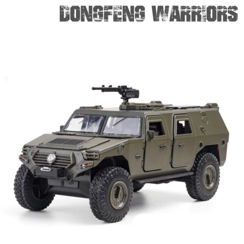 1:24 Военный Модифицированный Бронированный Автомобиль Сплавные Модели Игрушка Внедорожники Модель Танка Металлический Полицейский Взрывозащищенный Модель Автомобиля Подарок для Детей
