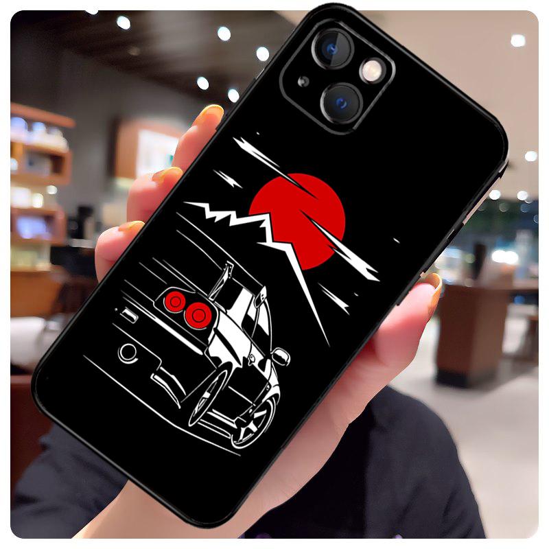 Япония JDM Спортивные Автомобили Мужской Мужчины Чехол Для iPhone 13 Pro Max 16 15 11 12 14 17 Pro Max mini 15 16 Plus 16e 17 Air Чехол Для Телефона