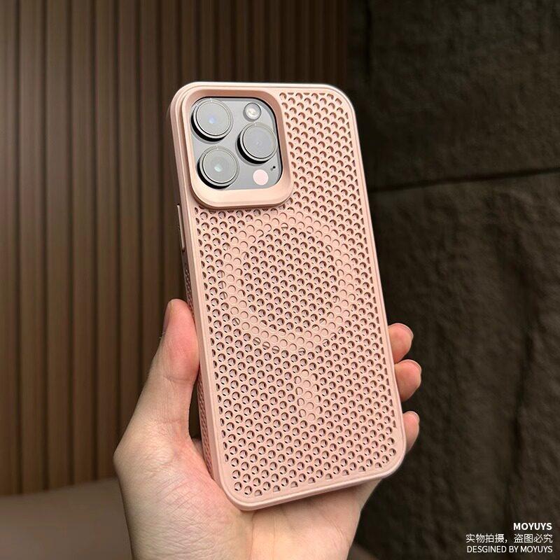 Магнитный чехол с защитой от перегрева для Xiaomi 17 Чехол Сотовая вентиляционная решетка Крышка для беспроводной зарядки для корпуса Xiaomi Mi 17 Ударопрочный