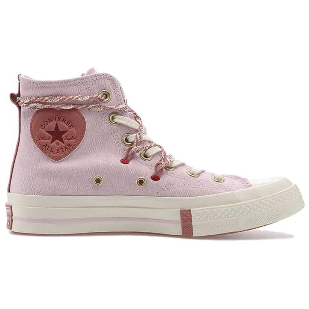 Converse Chuck Taylor 1970-х годов Удобные Мягкие Нескользящие Прочные Высокие парусиновые кеды Унисекс Розовые A14207C
