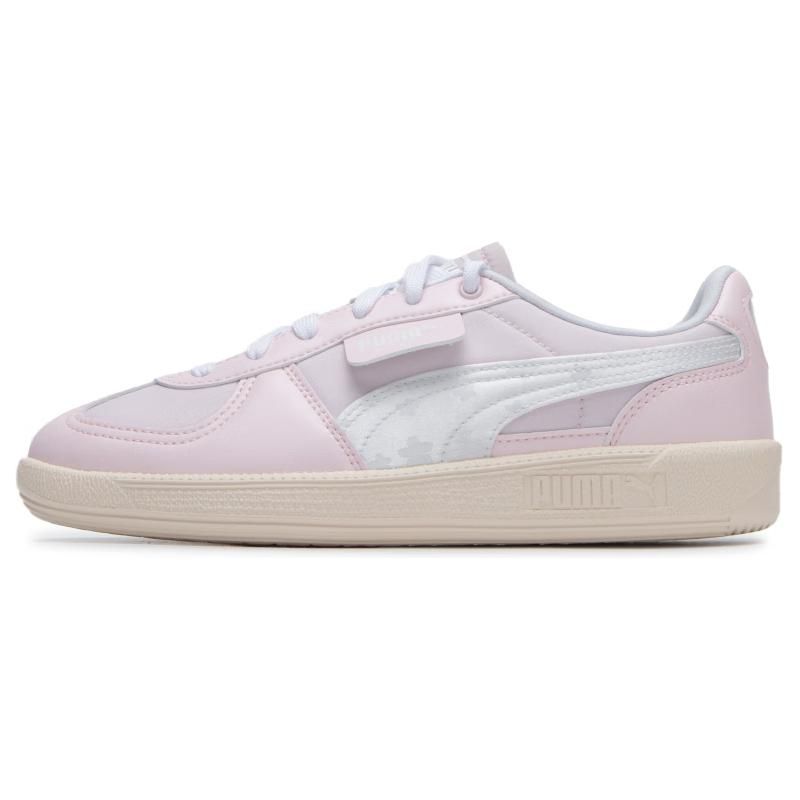 Puma Palermo Fabric Synthetic Leather Fashion Simple Low Top Sneakers Women Sneakers Pink White 399342-01