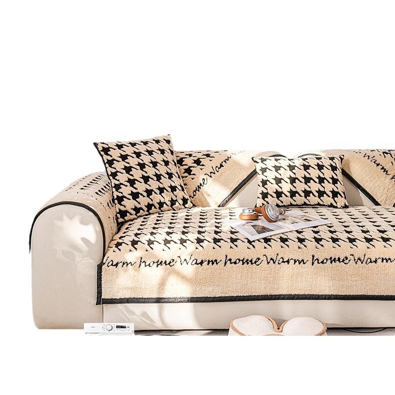 Simple High-Grade Plush Sofa Cushion Non-Slip All-Inclusive Universal Dust-Proof Pad Universal Cover Cover