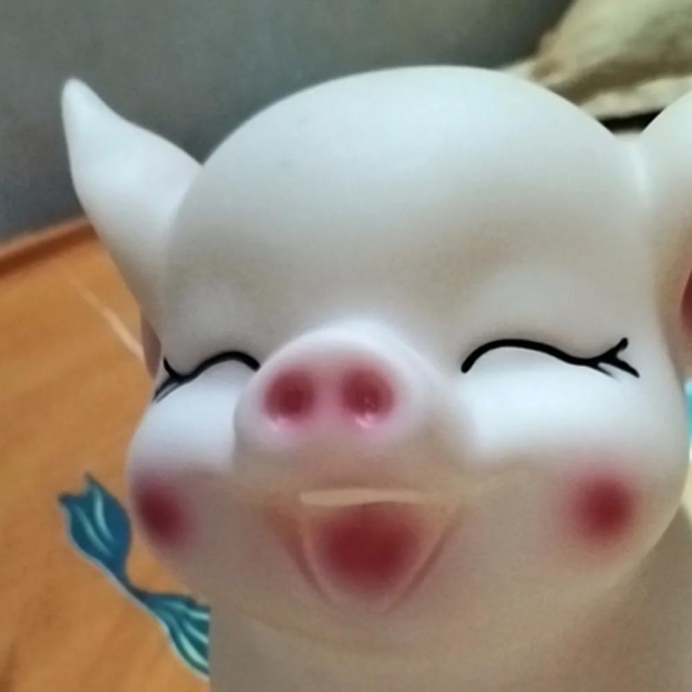 Невозможно открыть свинью-копилку большой емкости зодиакальные украшения свинья животное накопительная коробка стол