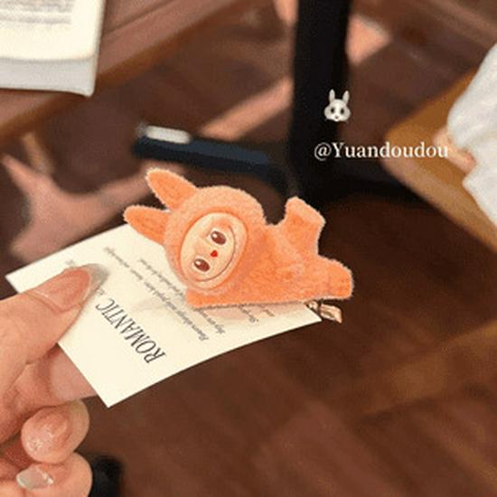 Милая мультяшная заколка-уточка Лабубу - Девичий аксессуар для боковых прядей для женщин и детей