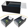 Reptile Terrarium Tank Sliding Lid Ventilation Hole Acrylic Breeding Box Pet Enclosure for