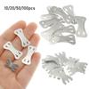 Elastic Bandage Buckle Sports Fasten Buckles Clip Replacement Metal Clips Fixation Clamps Hooks