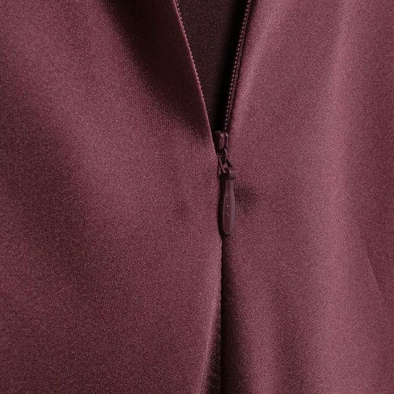 Kaslead New Arrival Women's Clothing Fashion Style Fashion Hanging Collar Silk Satin Texture Length Dress 8739331