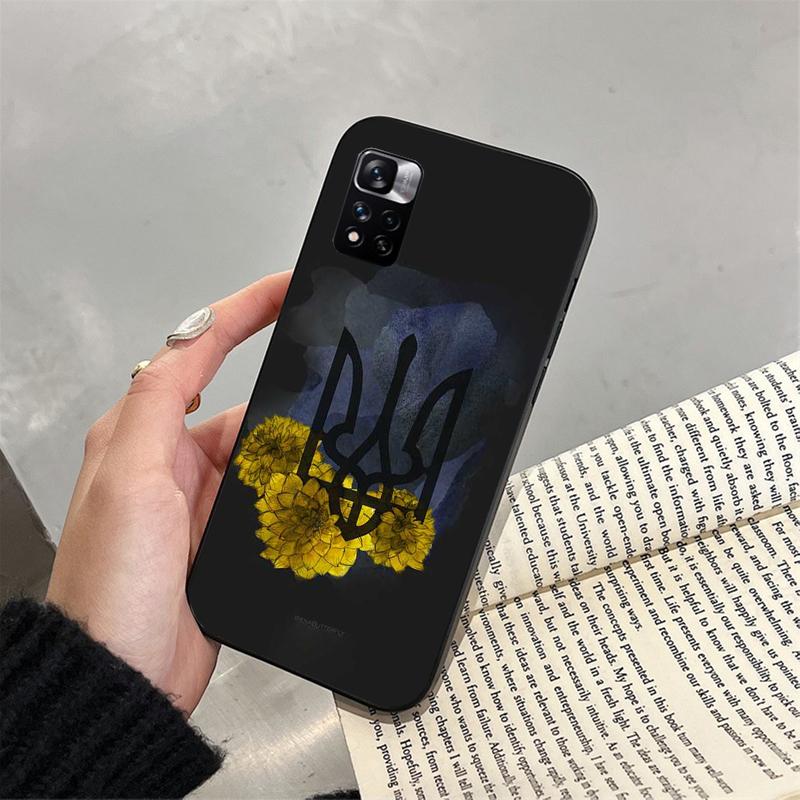 Phone Case For Xiaomi Redmi Note 11S 11 10 Pro 9Pro 8Pro Note9 9S 10S 9T Redmi 10 10C 9C 9A Ukraine Flag Case Funda Capa Cell