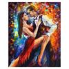 3D Diamond Embroidery Painting Cross Stitch Round Rhinestone Painting People Dancing