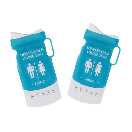6/12/24 шт. 750 мл одноразовый мешок для писсуара герметичный экологически чистый мешок для мочи унисекс портативный мешок для кемпинга мешок для рвоты для беременных, пациентов, детей
