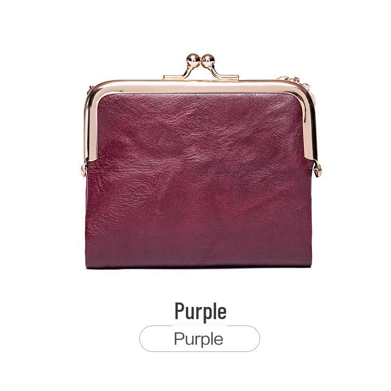 Женский ретро мини складной кошелек и монетница 2023