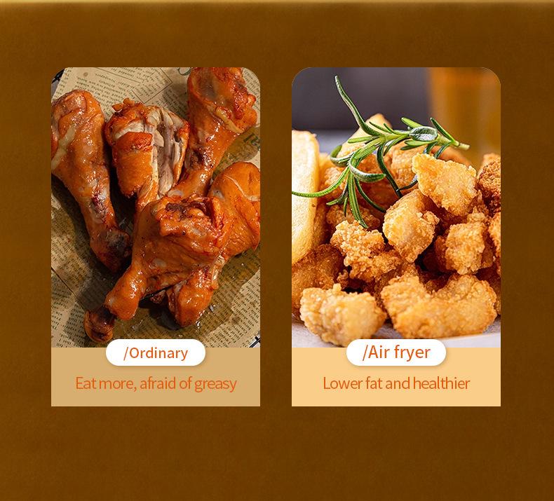 Мультифункциональная аэрофритюрница с сенсорным управлением - Большая вместимость