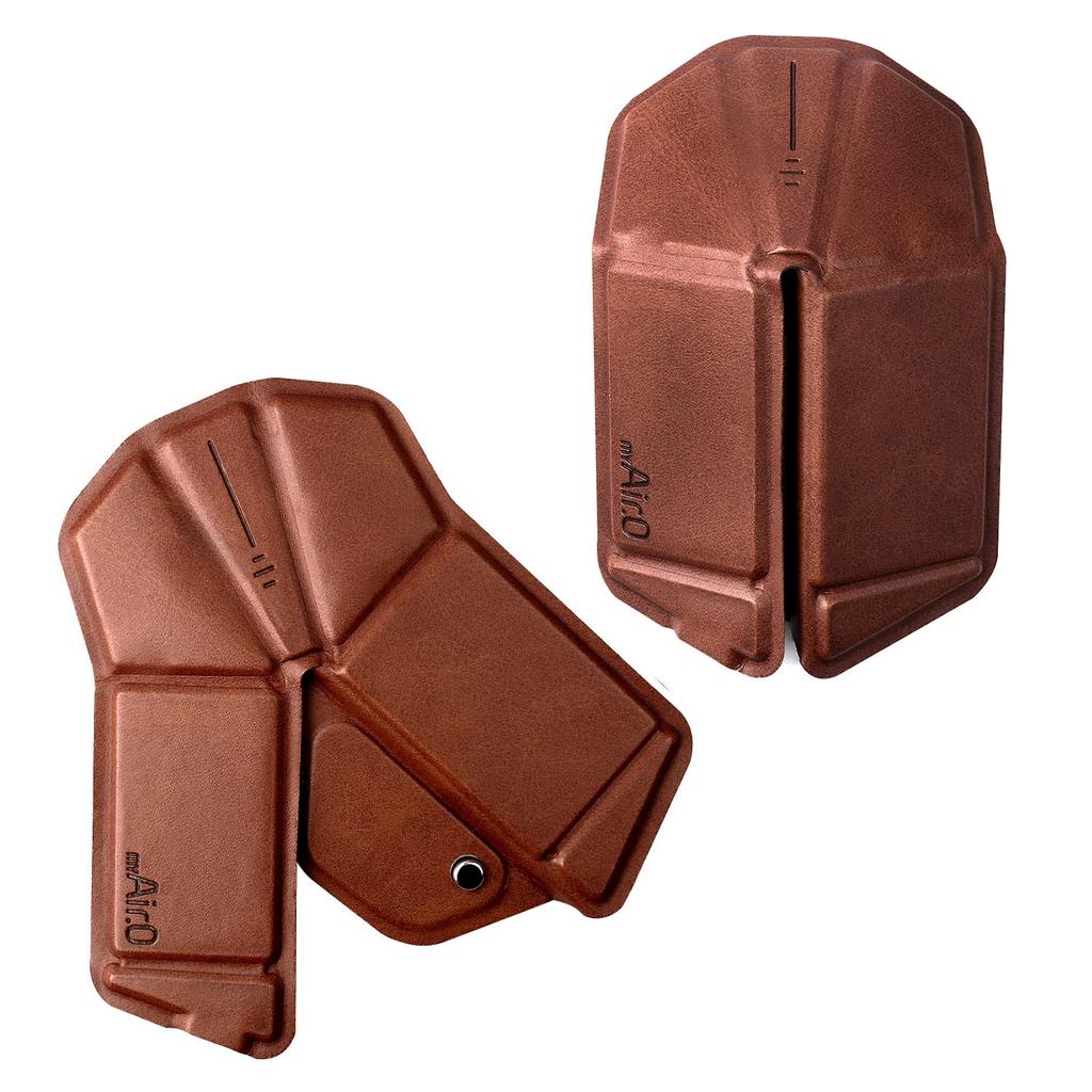 OriMouse Portable Wireless Mouse Origami Touch No USB Receiver Bluetooth Mocha Brown myAir.0 [3D Design, Size, Scrolling, Ultra-Thin, Lightweight,