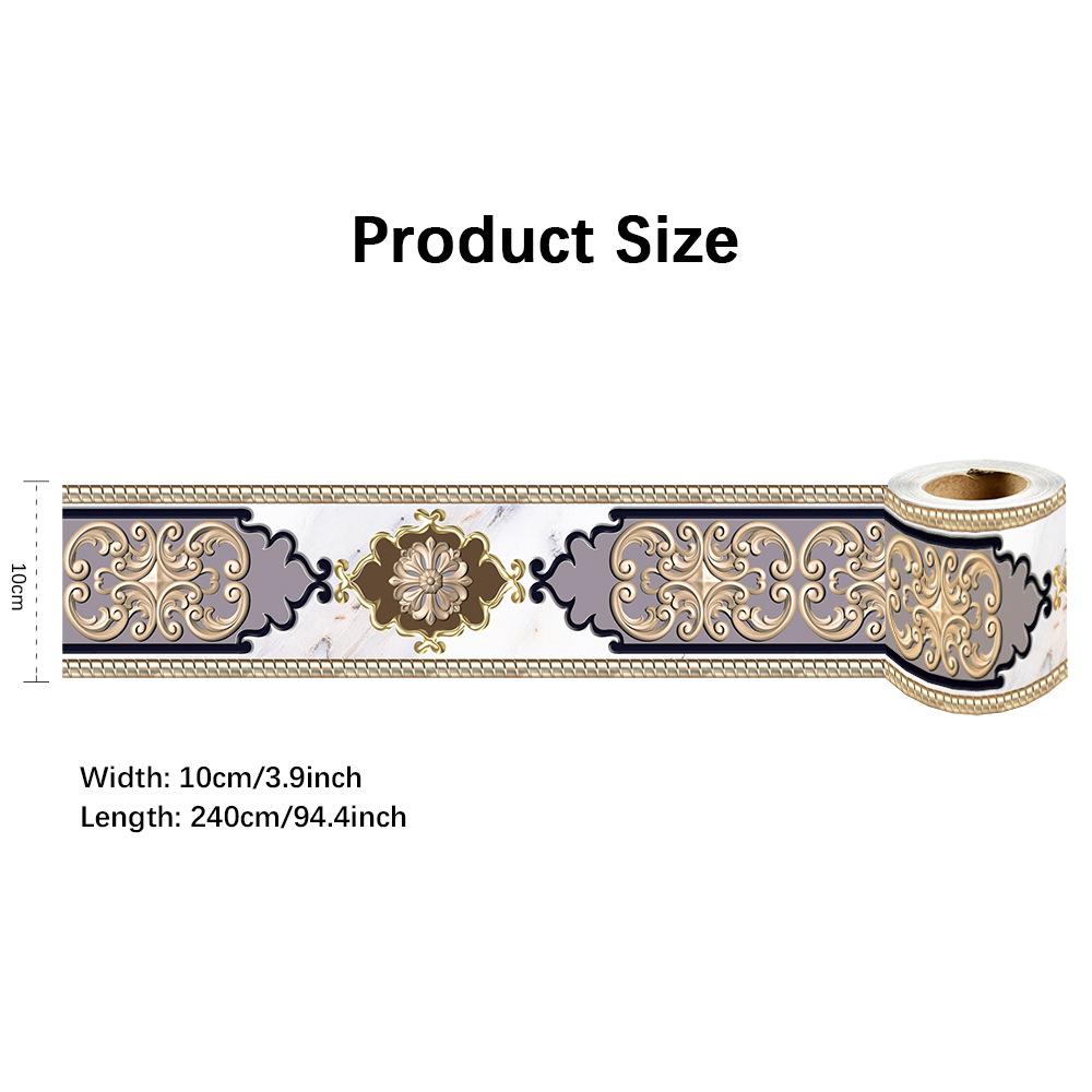 Самоклеящаяся настенная плинтусная граница, наклейка на обои, домашний декор, самоклеящаяся линия талии