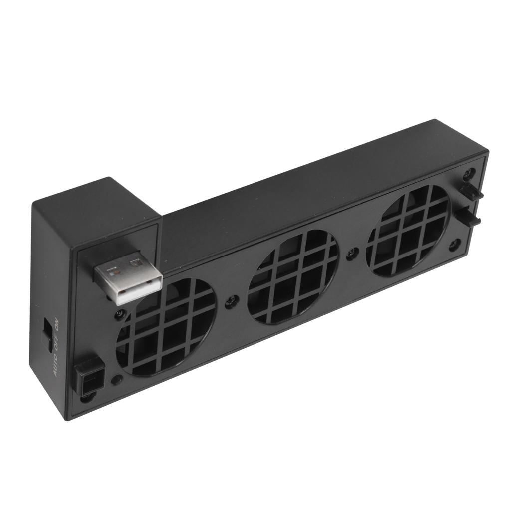 USB Cooling Fan for Xbox One X Low Noise Efficient Heat Dissipation Game Console Cooler Fan with 3