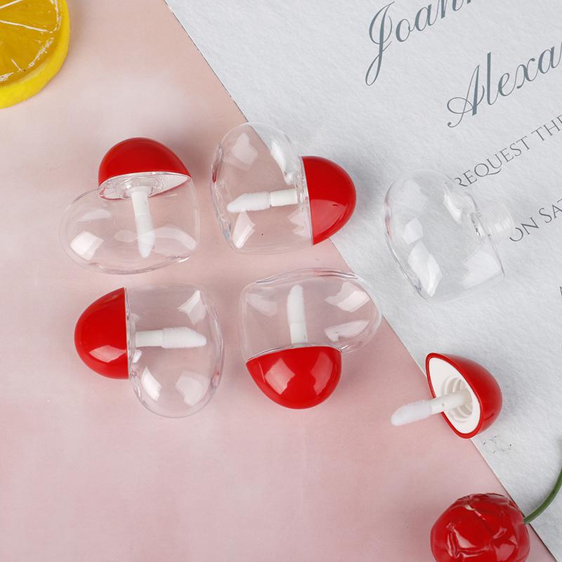 5 мл 5/10 шт. пустой тюбик для блеска для губ, контейнер для бальзама, тюбик для губной помады Red Love