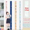 Children's Room 2m Self-Adhesive Height Chart Stickers - Cartoon Design for Baby Measurement & Wall Decoration