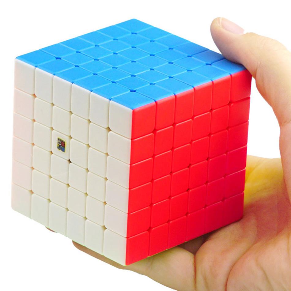 Волшебный куб Moyu Meilong 6x6, размер 61 мм, без наклеек, 6x6x6, для соревнований WCA, обучающие и развивающие игрушки для детей, подарок, куб 6x6 V2
