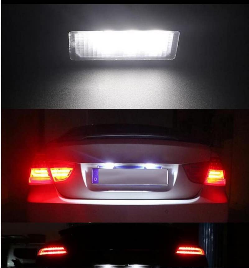 Светодиодная лампа подсветки номерного знака, 1 пара, автомобильная светодиодная лампа подсветки номерного знака для
