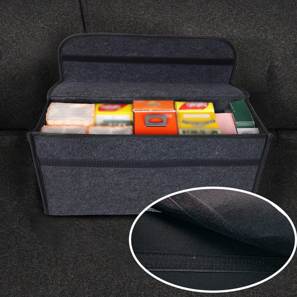 Большой противоскользящий отсек для хранения обуви, органайзер для инструментов, сумка для хранения автомобиля, органайзер для багажника автомобиля, ящик для хранения из мягкого фетра, аксессуары
