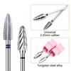 1 or 2 Pcs Tungsten Nail Drill Bits Rotate Electric Milling Cutters For Manicure Machine Quick Removal
