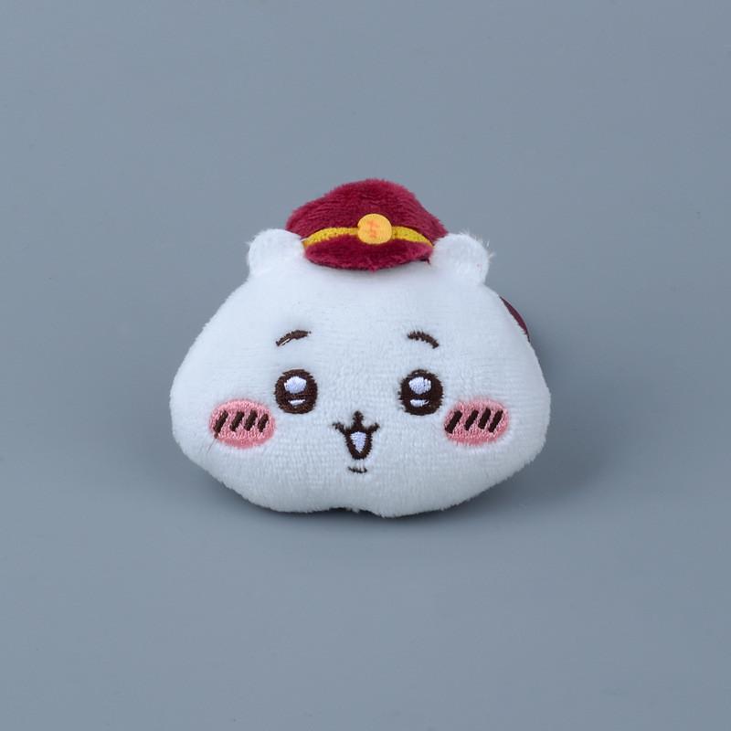 Chiikawa Train Conductor Hachiware Usagi Plush Brooch Toy Stuffed Doll Gift Kids