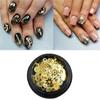 Punk DIY Tips Time Gear 3D Flakes Nail Sequins Manicure Decor Hollow Metallic