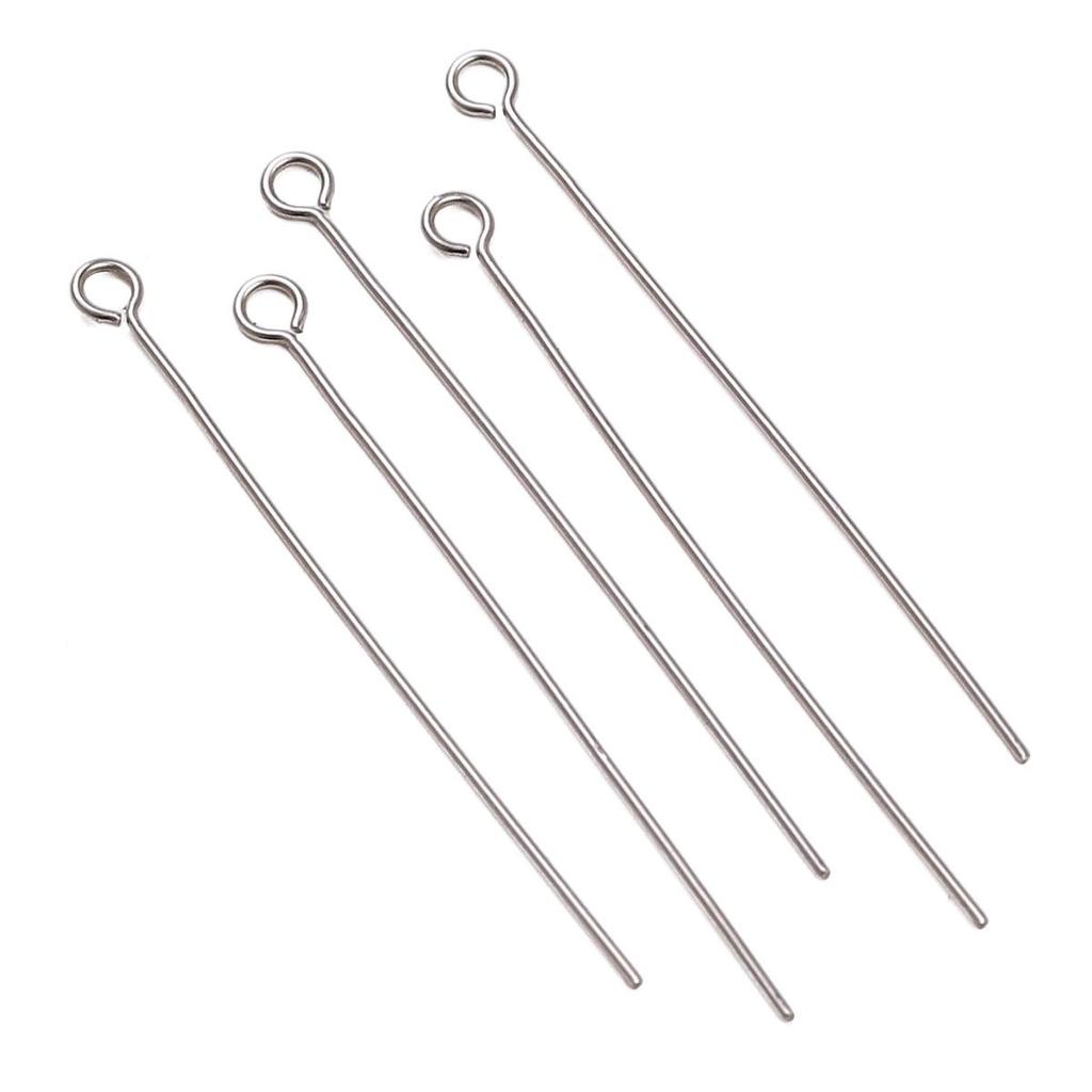 200 нержавеющих Т-образных булавок с крупными головками, нетускнеющие бусинные иглы для DIY-украшений.