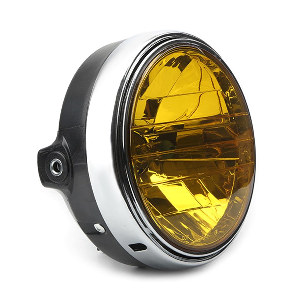 Круглая фара для мотоцикла для CB400 CB500 CB750 900 1300 Замена светодиодной фары Модифицированные аксессуары Запасные части для ремонта