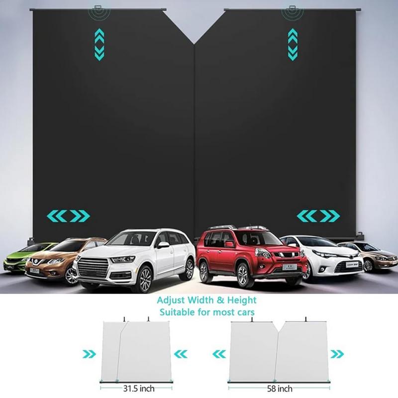 Retractable Sun Shade For Car Window Automotive Windshield Sunshades Car Sunshade Sun Visor Protector Sun Shade For Cars SUV RV