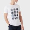 EMPORIO ARMANI T-Shirts Men's White Crew Neck Moderate Straight Fit 2118183-R4700-0010