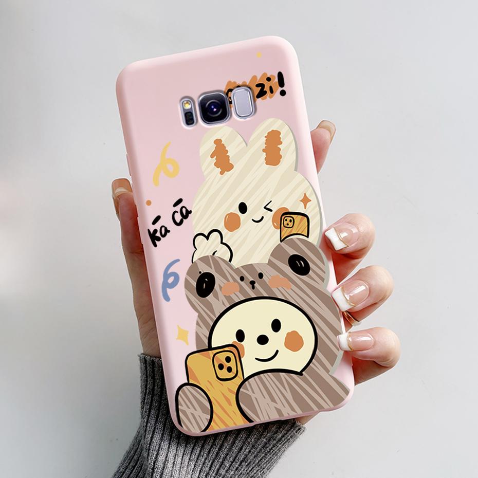 Case For Samsung S8 Plus S8+ Coque Galaxy S8 TPU Soft Silicone Funda Phone Case For Samsung Galaxy S 8 S8 Plus Cover Capa Bumper