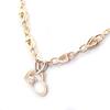 [G2262] - Collier Plaqué Or 'Love' Bicolore