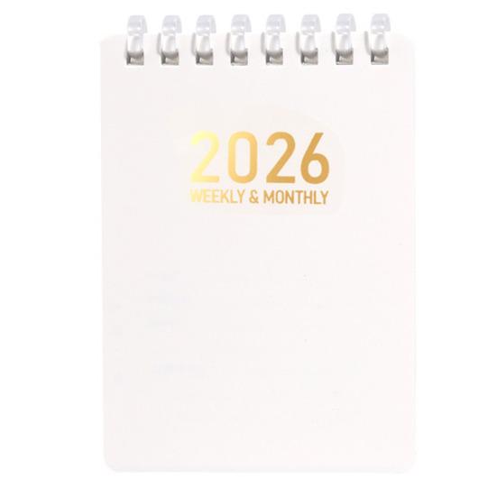 Ежедневник 2026 года формата А7 карманного размера, блокнот на спирали, для юристов, медсестер, для эскизов, органайзер задач для работы, учебы, планирования