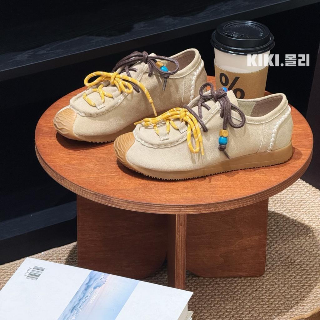 Повседневные кроссовки на нишевой платформе со шнуровкой, спортивные туфли Forrest Gump Doudou, новинка осени 2025 года, универсальная ретро-расцветка, немецкие тренировочные туфли женские