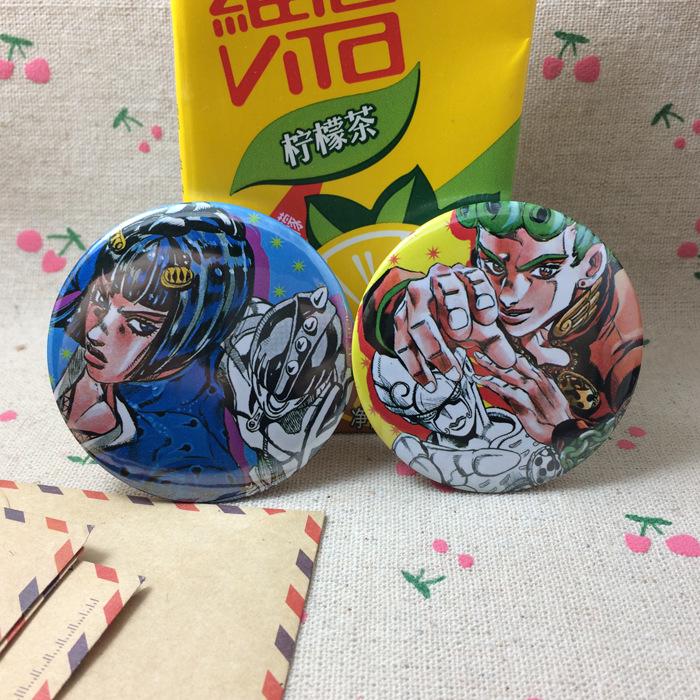 JOJO's Bizarre Adventure Золотое Переиздание Куджо Джотаро Кулон Значок Украшение
